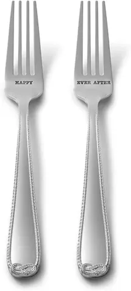 Wedgwood Набор из 2 вилок для торта Vera Wang Infinity Happy Ever After