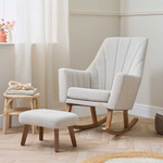 Кресло-качалка Tutti Bambini Jonah Luxe с пуфом для ног Mushroom