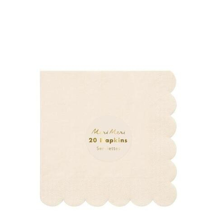 Салфетки большие кремовые "Эко" 20 шт.
