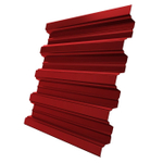 Профнастил H75 Железный Форт Pe 0,8 мм RAL 3003 рубиново-красный