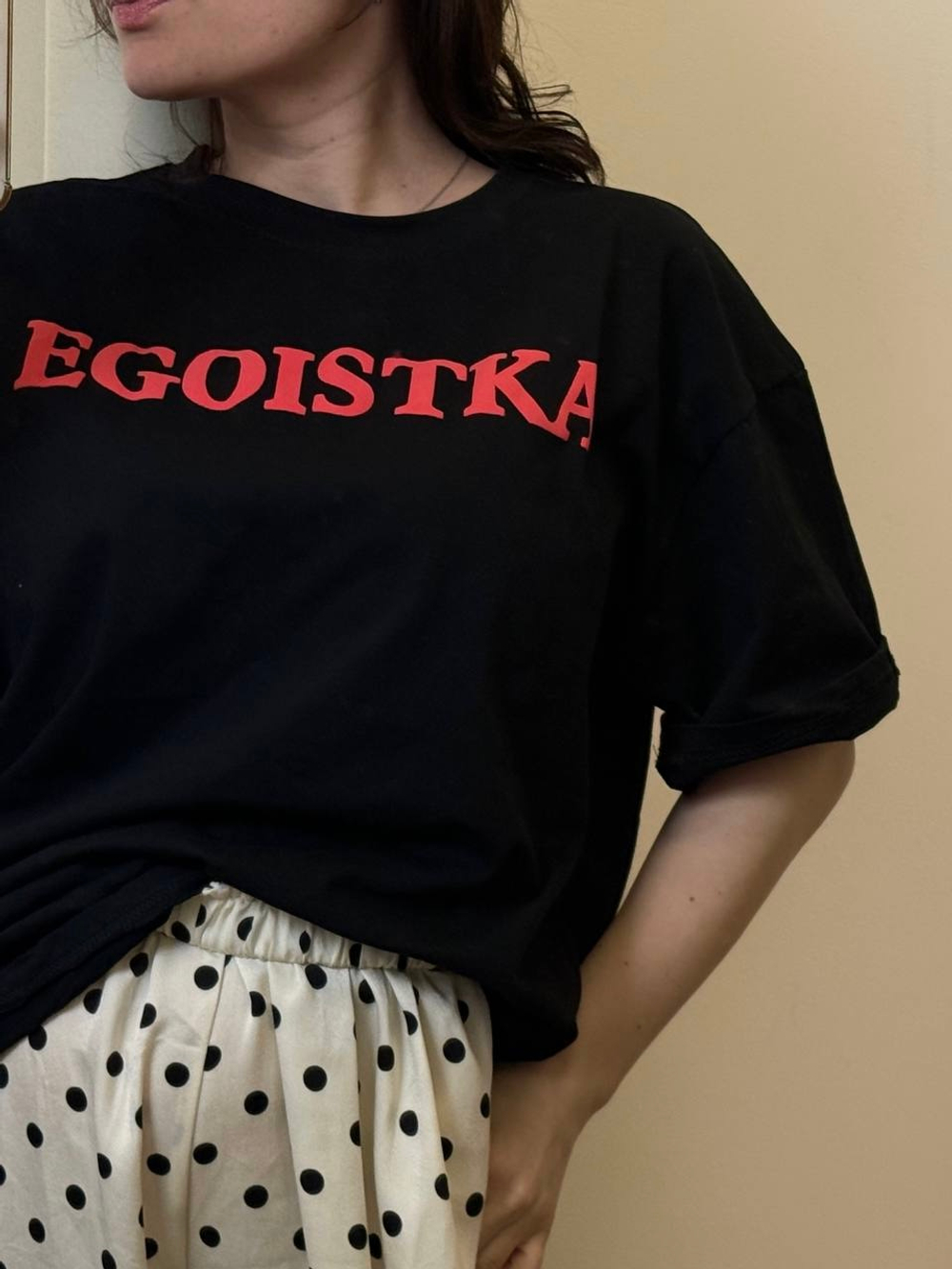 Футболка EGOISTKA черный
