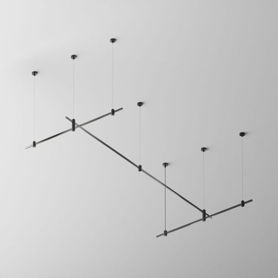 Основание на тросовых подвесах Hang для трековых светильников Maytoni Technical Flarity TFC-Flar-H07-B