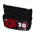 Пенал - косметичка Alingar, ткань, молния, боковой карман, 80 х 200 мм, "Футбол", ассорти