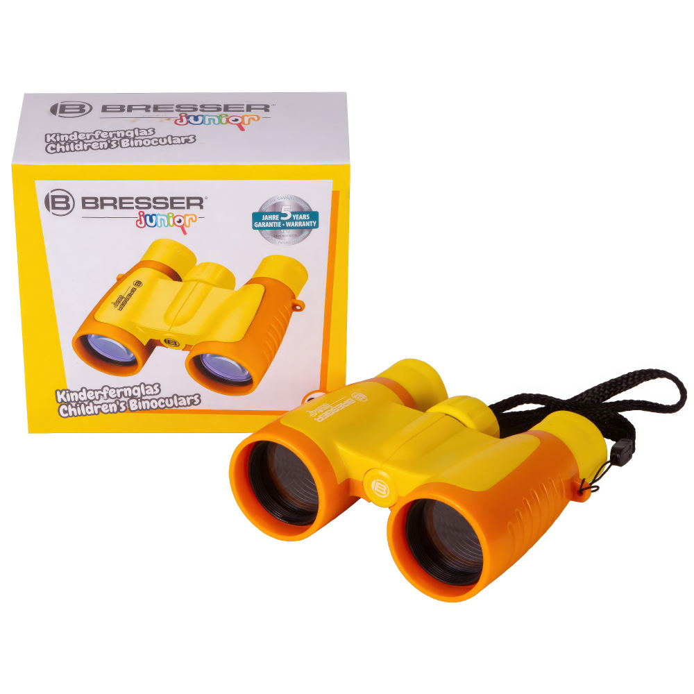 Бинокль детский Bresser Junior 3x30 желтый - Компактная легкая конструкция