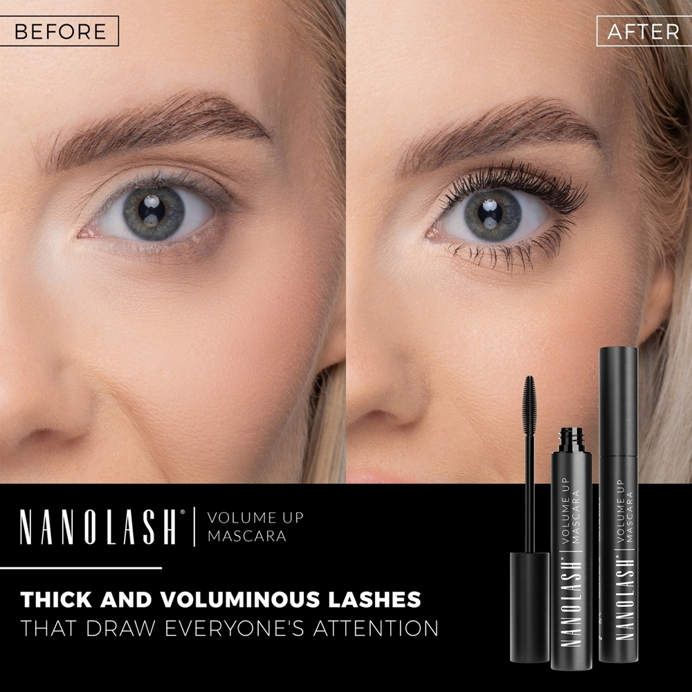 Nanolash Volume Up Mascara - Объёмная и уплотняющая тушь для ресниц, 10 ml