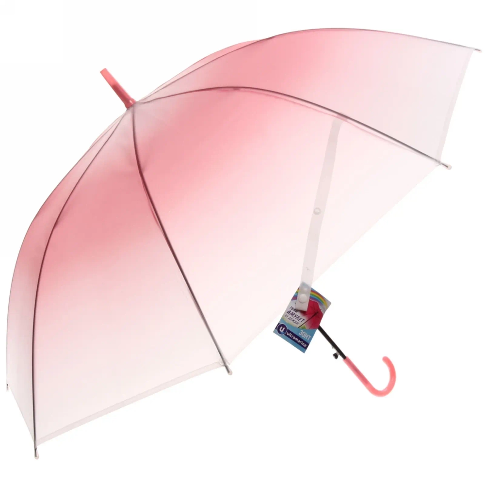 Зонт-трость женский «Градиент» микс 4 цвета, 8 спиц, d-92см, длина в слож. виде 72см