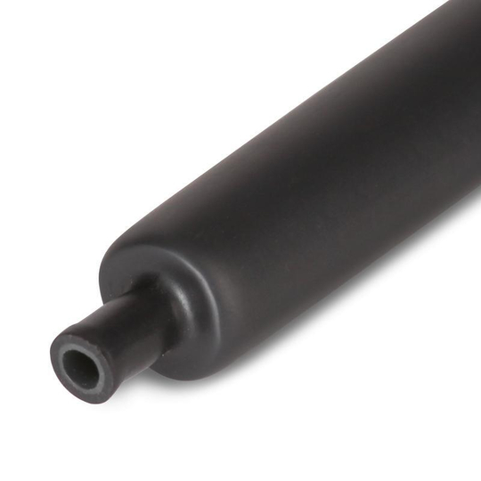 Трубка термоусадочная клеевая ТТК(2:1)-25/12.5 черн КВТ (10шт/уп) 74305