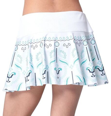 Теннисная юбка для девочки Lucky in Love Girls Eyelet You Win - white