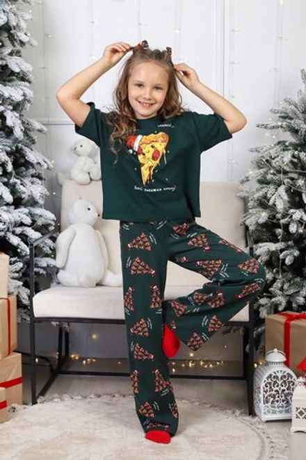 Костюм для девочки Пиццайоло-1 Виотекс ЗЕЛЁНЫЙ