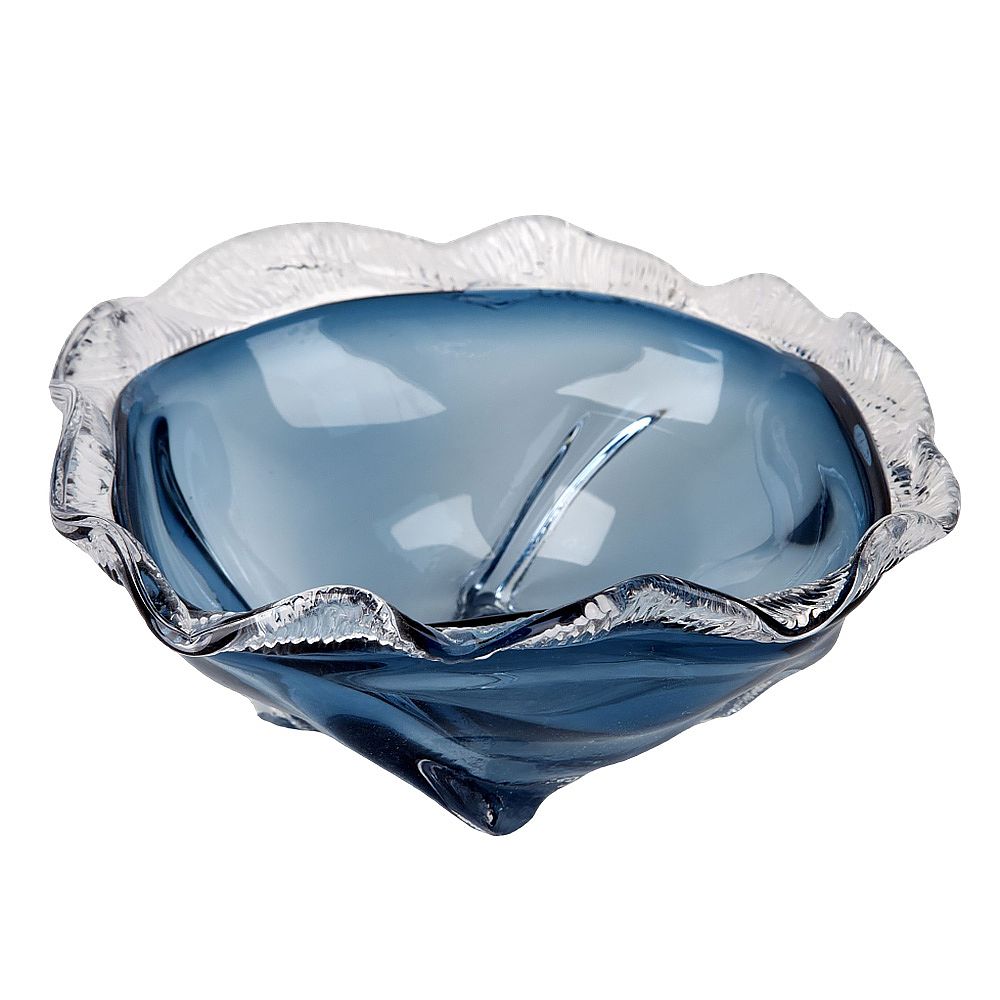 Ваза для фруктов "Iceberg", d=19см, (стекло) (индивидуальная упаковка)