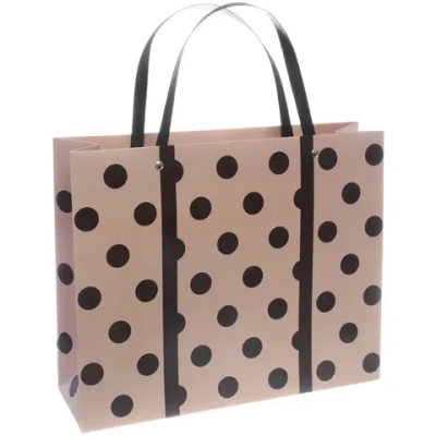 Пакет подарочный «Горох» 32*26*10 см