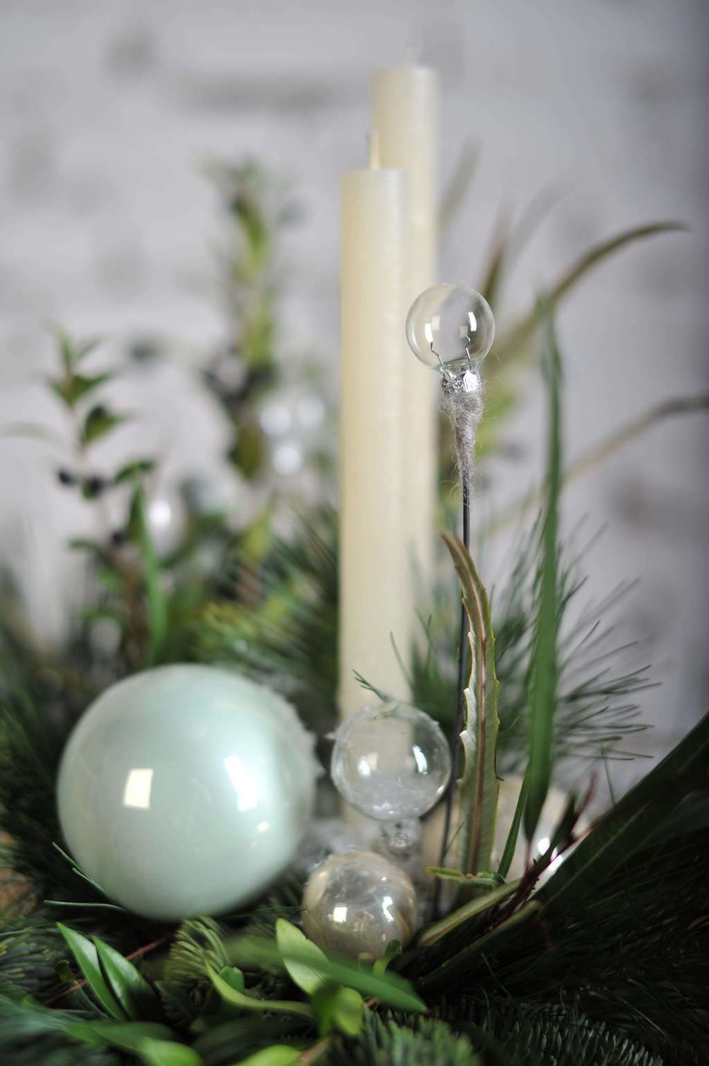 Новогодняя композиция Зимние узоры