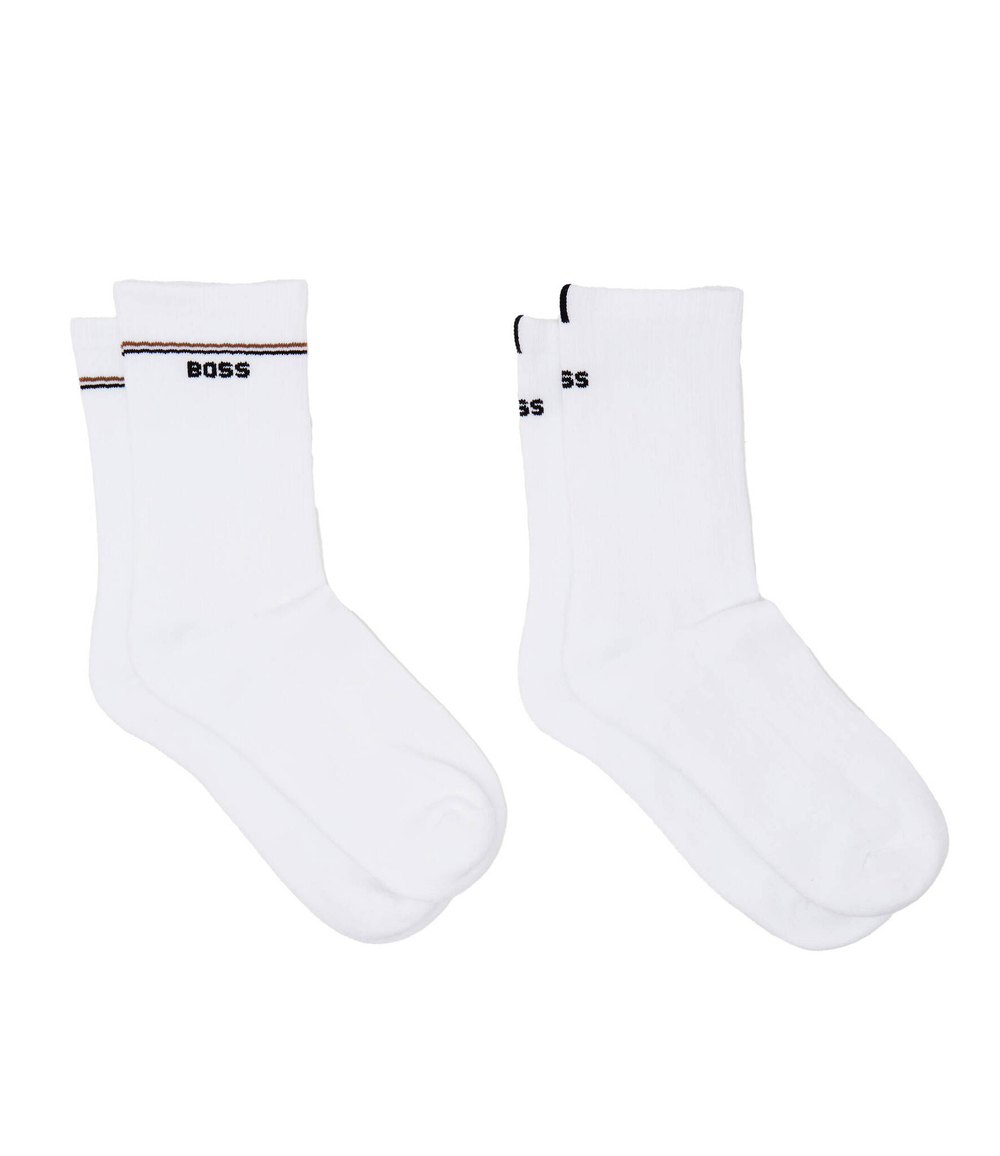 Носки 2 пары QS Iconic CC W BOSS BLACK - белый(50502113)