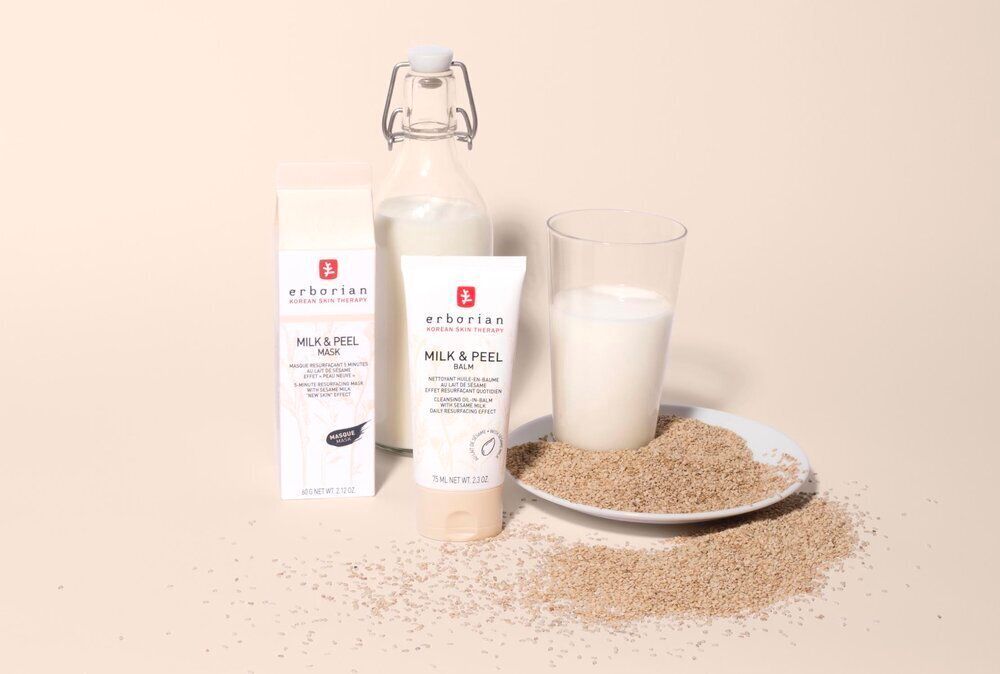 Erborian Milk & Peel Mask Разглаживающая маска Кунжутное молоко 60гр