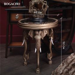 Стол Слон 2 Бронза