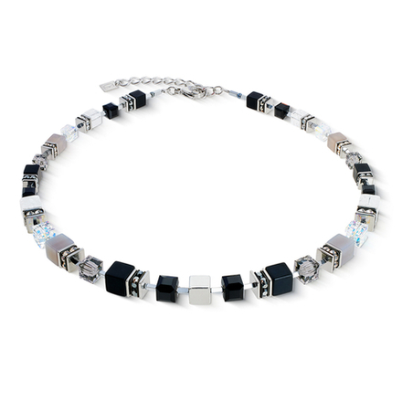 Колье Coeur de Lion Black-Silver 3039/10-1317