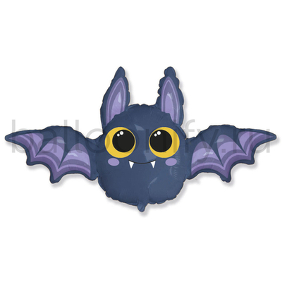 Шар (45''/114 см) Фигура, Летучая мышь, 1 шт.