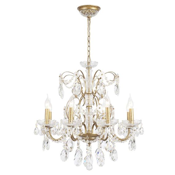 Подвесная люстра Crystal Lux Odelis SP8 Gold