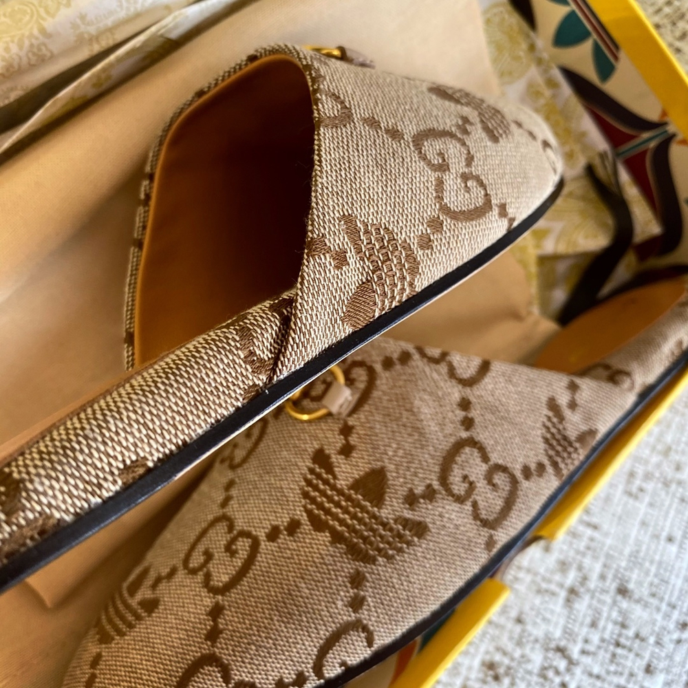 Gucci x Adidas Mules