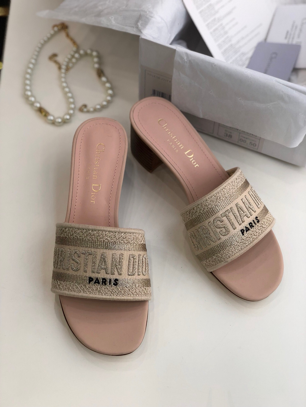Christian Dior Dway Heeled Slide