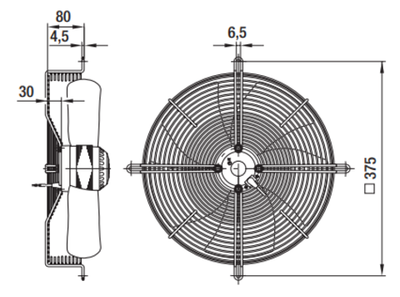 Вентилятор осевой S4E315-AS20-30