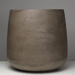 Кашпо CONE SMOKEY GREY D36 H75