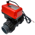 Кран электроприводный Runxin Q931513D-80 (24V)PVC (двухходовой)