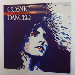 Винтажная виниловая пластинка LP T. Rex Marc Bolan Cosmic Dancer (GDR 1990)