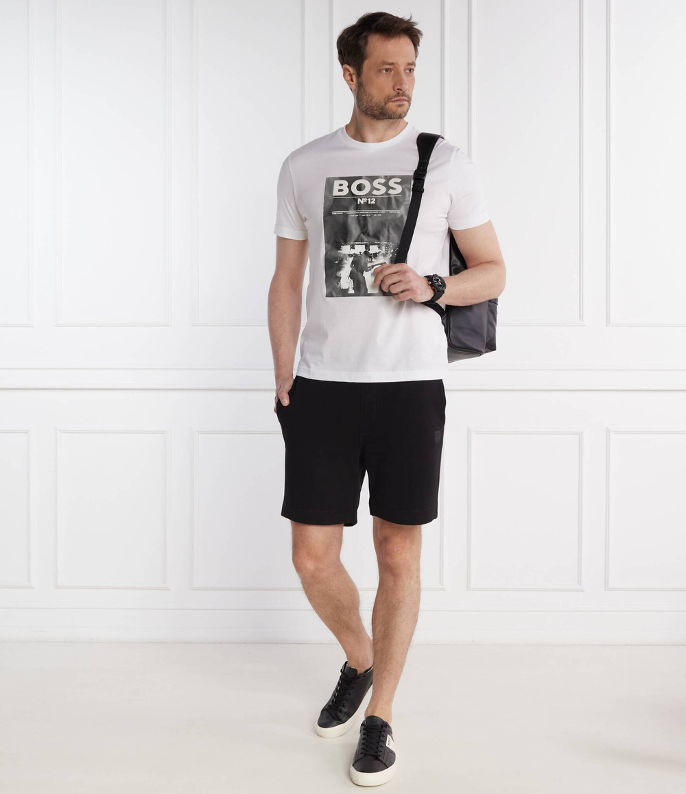 Шорты Relaxed fit BOSS ORANGE - черный(50511726)