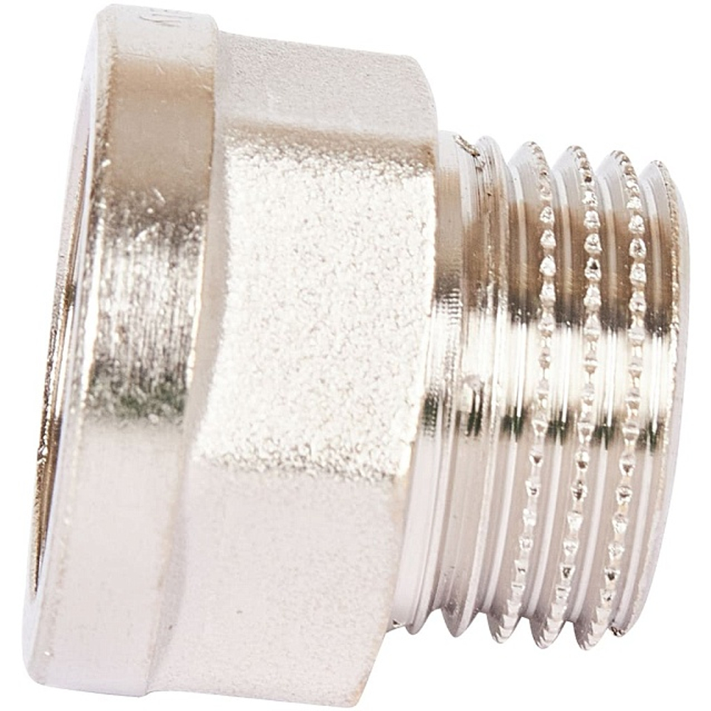 Переход с внутренней резьбы на наружную под ключ STOUT SFT 0073 - 1/2" x 1/2" (латунь никелиров-ная)