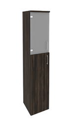 Шкаф-пенал с высокой дверью и стеклом Onix