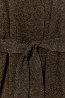 ZARA КАРДИГАН С ПОЯСОМ, КОРИЧНЕВЫЙ