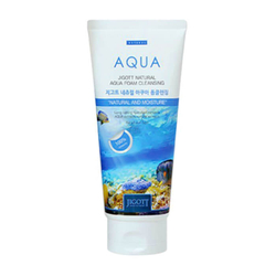 Jigott  Natural Aqua Foam Cleansing увлажняющая пенка для умывания с аквамарином