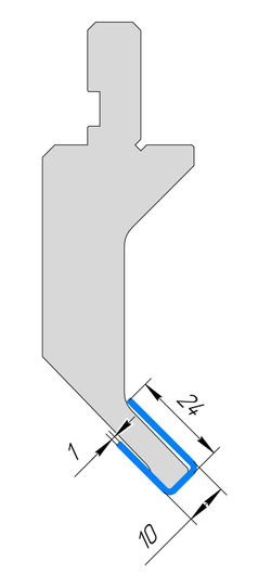 Пуансон AP 1020 88° H84,15 R0,6