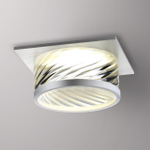 370921 SPOT NT22 512 белый Светильник встраиваемый IP20 GU10 9W 220V GEM