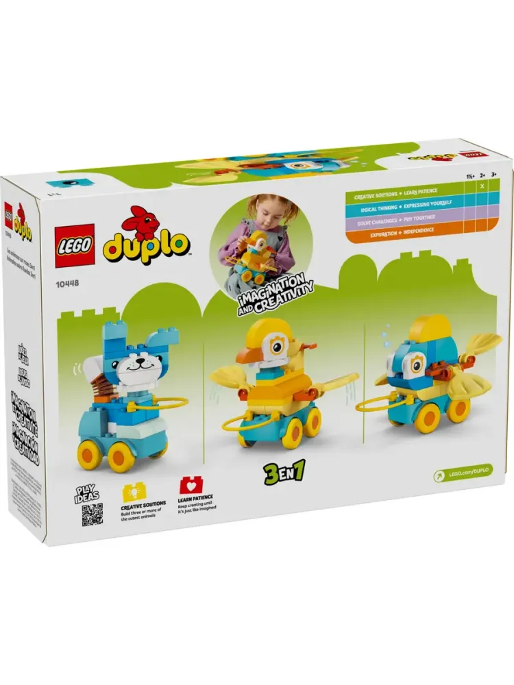 Конструктор DUPLO 10448 Животные на колёсах 3 в 1