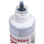 Краска штемпельная BRAUBERG PROFESSIONAL clear stamp синий 30 мл на водной основе (12 штук в упаковке)