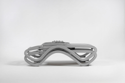 Шезлонг Nardi Omega без подлокотников, серый