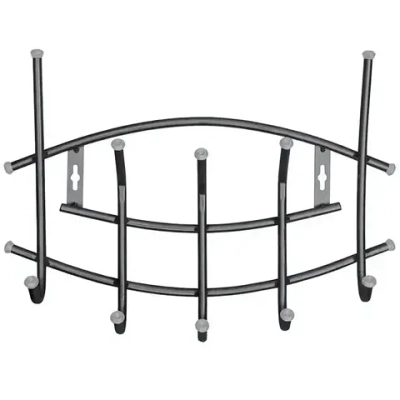 Вешалка настенная 5 крючков, 440, Черный, ВНП3/Ч