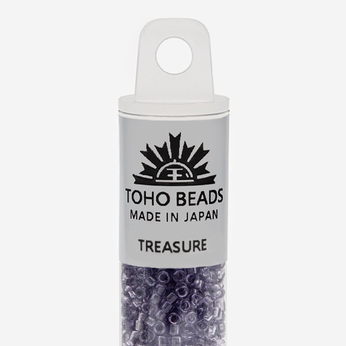 Японский бисер TOHO Treasure (№19), прозрачный