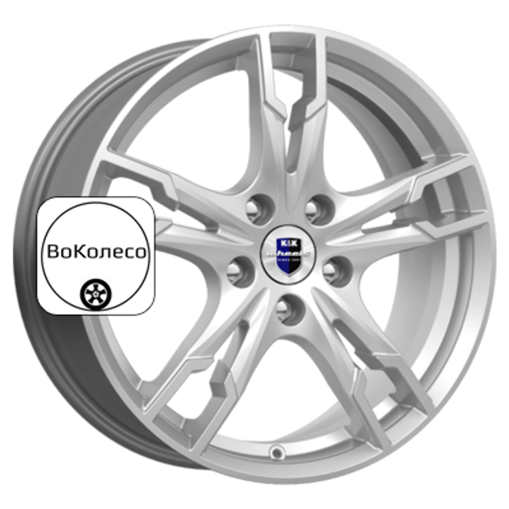 7x17/4x100 ET43 D60,1 Солар-оригинал (КС875) Сильвер SK K&K