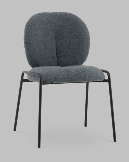 Стул Molly букле темно-серый