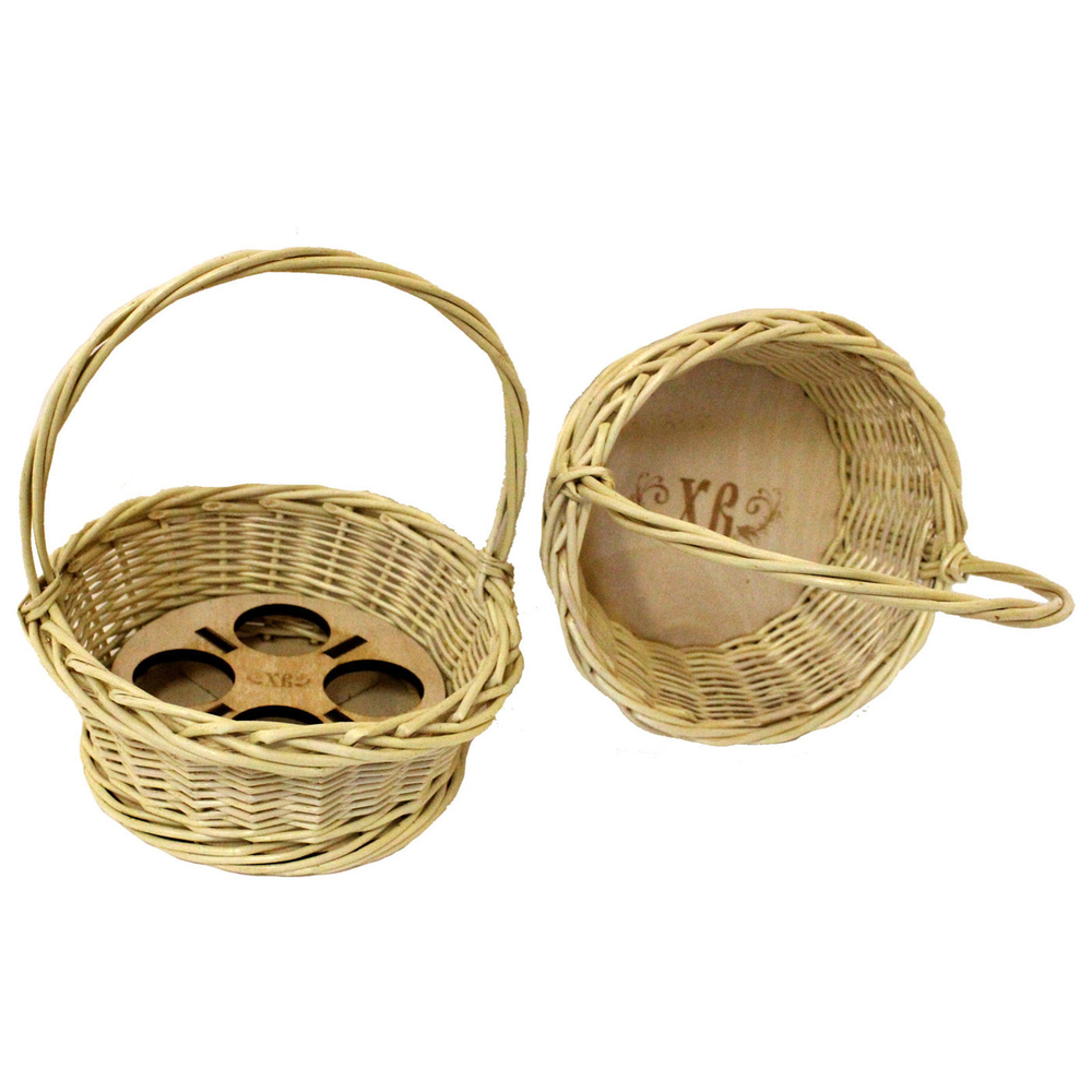 Корзина круглая для Пасхи с вкладышем (малая). АРТ№ XBD190VKL