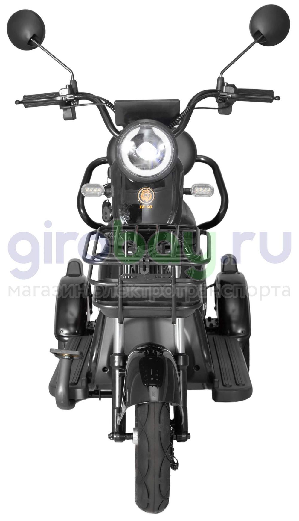 Электроскутер LS-CO A3 1000W (60V/20Ah) - Чёрный фото №12