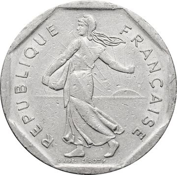 2 франка 1978-2001 Франция