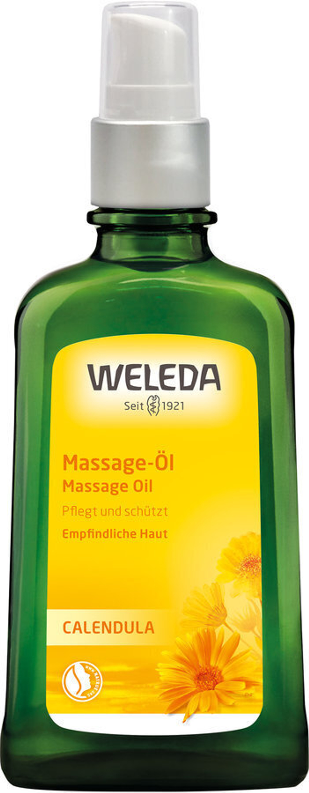 Массажное масло с календулой Weleda, 100 мл