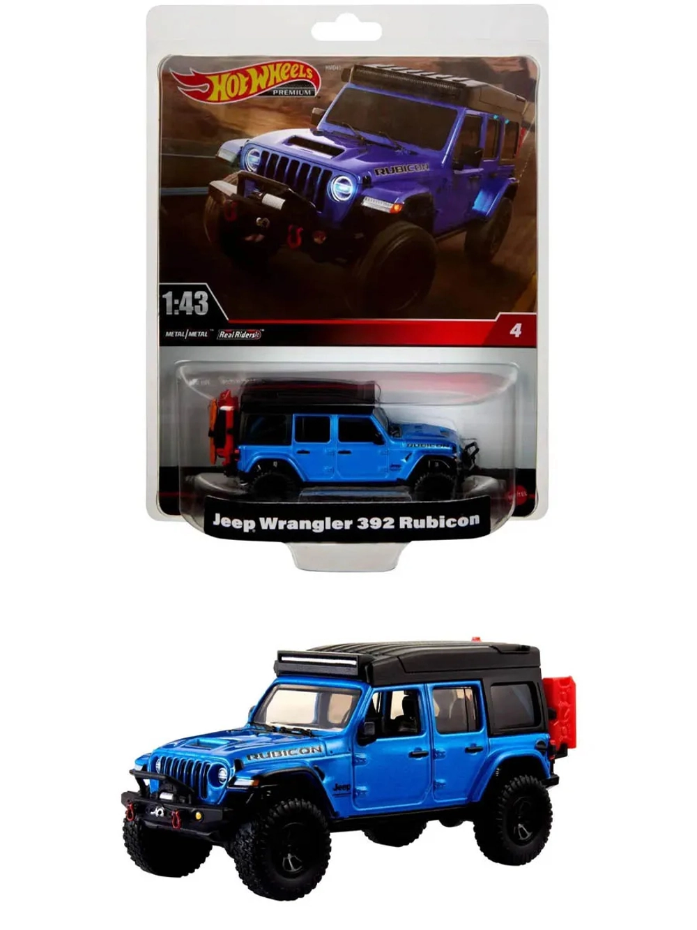 Машинка Хот Вилс Премиум Jeep Wrangler HMD46
