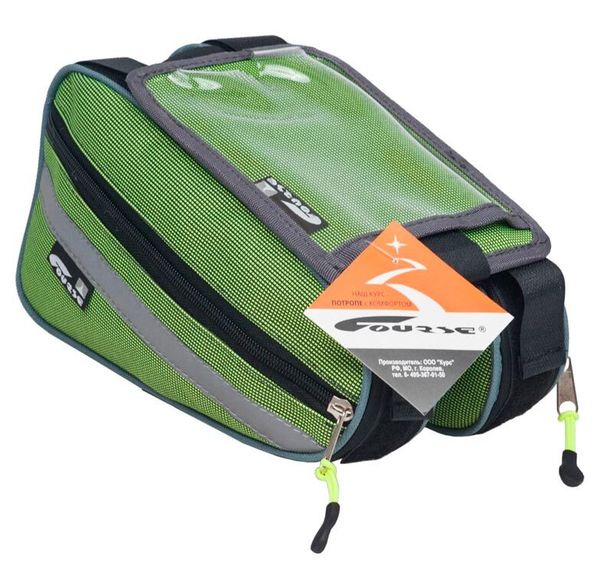 Велосумка на раму с чехлом для телефона