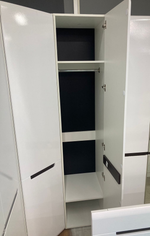 Пенал Стокгольм белый/белый глянец 540