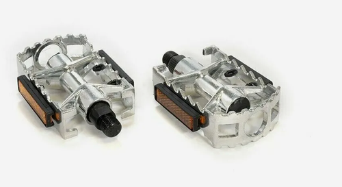 Педали TRIX MTB алюминиевые, 102x80мм, резьба 9/16", серебристые (50)